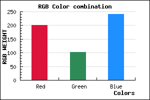 rgb background color #C866F0 mixer