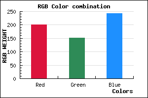 rgb background color #C898F2 mixer