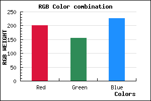 rgb background color #C89BE2 mixer