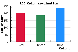 rgb background color #C8B8EC mixer