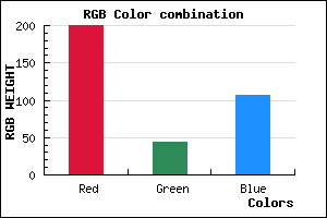 rgb background color #C82C6B mixer