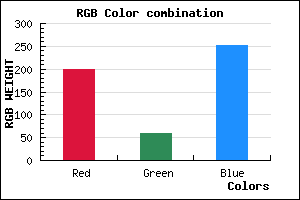 rgb background color #C83CFC mixer