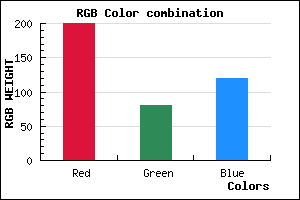rgb background color #C85078 mixer