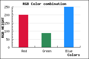 rgb background color #C858FA mixer