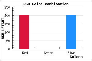 rgb background color #C900C8 mixer