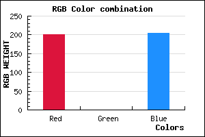rgb background color #C900CC mixer
