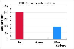 rgb background color #C9005D mixer