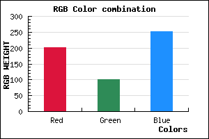 rgb background color #C965FC mixer