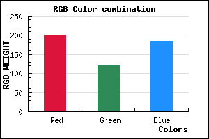 rgb background color #C978B8 mixer