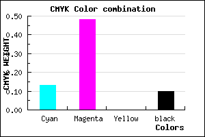 #C978E6 color CMYK mixer