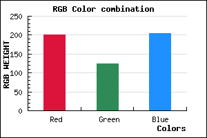 rgb background color #C97DCD mixer