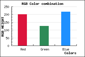 rgb background color #C97ED9 mixer