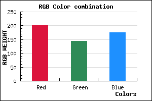 rgb background color #C990B0 mixer