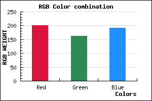 rgb background color #C9A2BF mixer