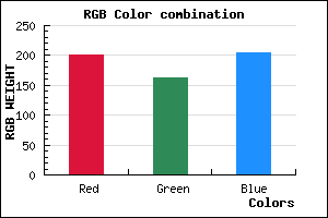 rgb background color #C9A2CC mixer