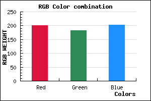 rgb background color #C9B6CA mixer