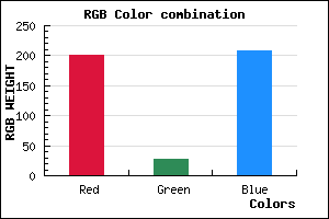 rgb background color #C91CD0 mixer