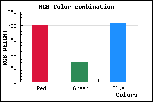 rgb background color #C945D1 mixer