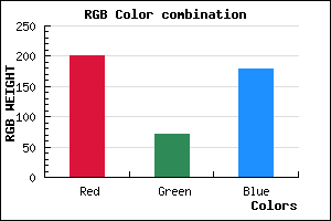 rgb background color #C948B3 mixer