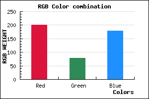 rgb background color #C94FB2 mixer