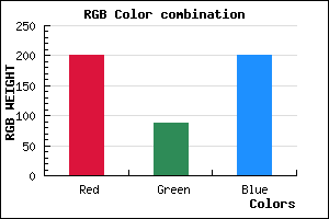 rgb background color #C957C9 mixer