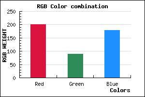 rgb background color #C95AB3 mixer