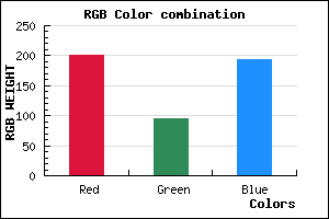 rgb background color #C95FC2 mixer