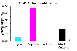 #CA70D4 color CMYK mixer