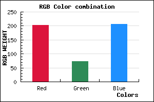 rgb background color #CA49CF mixer