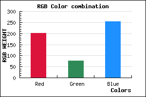 rgb background color #CA4CFD mixer