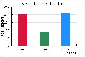 rgb background color #CA57CF mixer