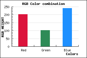 rgb background color #CB66F0 mixer