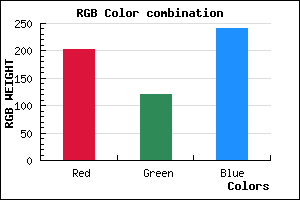 rgb background color #CB78F0 mixer