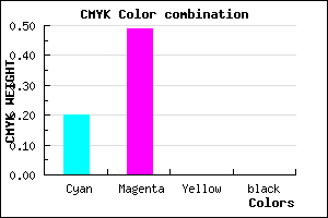 #CB83FF color CMYK mixer