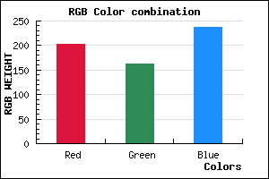 rgb background color #CBA2ED mixer