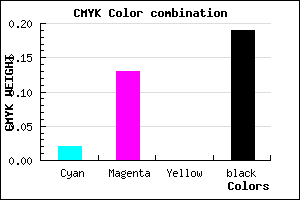 #CBB5CF color CMYK mixer