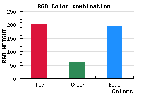 rgb background color #CB3DC3 mixer