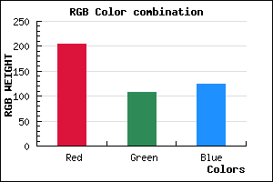 rgb background color #CC6C7D mixer