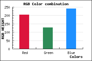 rgb background color #CC80F0 mixer