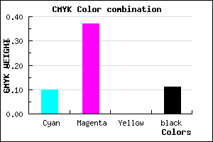 #CC8EE3 color CMYK mixer