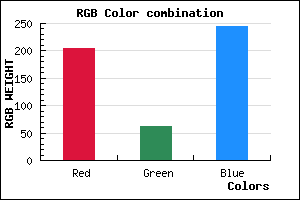 rgb background color #CC3EF5 mixer