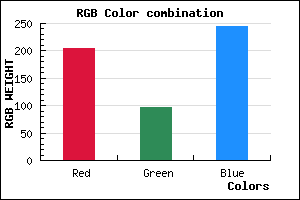 rgb background color #CC60F5 mixer