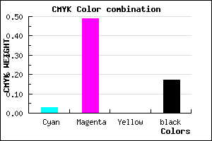 #CD6CD4 color CMYK mixer