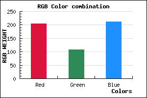 rgb background color #CD6CD4 mixer