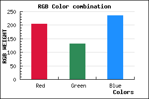 rgb background color #CD83EB mixer