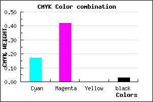 #CD90F7 color CMYK mixer