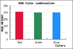 rgb background color #CDC7C7 mixer