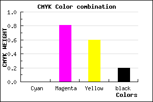 #CD2752 color CMYK mixer