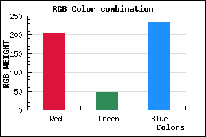 rgb background color #CD2FE9 mixer