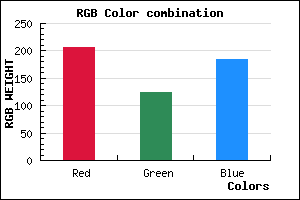 rgb background color #CE7CB8 mixer